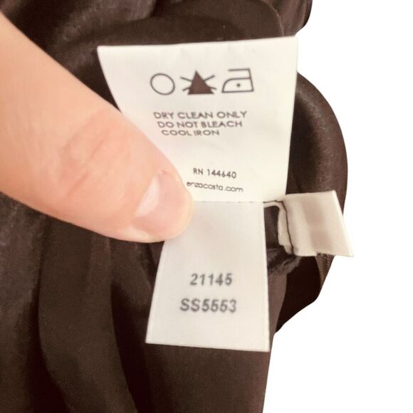 Enza Costa Silk Satin Nuit Maxi Dress - Picture 10 of 10